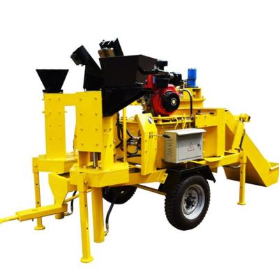 Cina Super M7MI twin manual hydraulic clay interlocking brick machine for sale in vendita