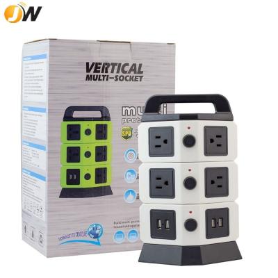 China Factory Direct Selling Commercial Single Switch Extension Socket, American Socket Tower Power Strip USB Socket for sale