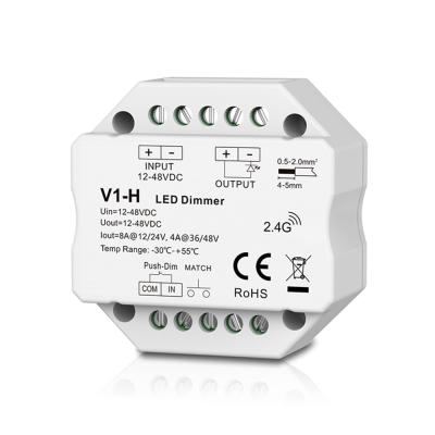 China SKYDANCE V1-H 12-48V 1 Channel Dim RF Dimmer LED Wireless Boost Controller for sale