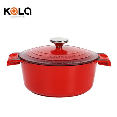 China Die Casting High Quality Non Stick Aluminum Casserole Cooking Pots Set Wholesale Kitchen Casserole Pots for sale