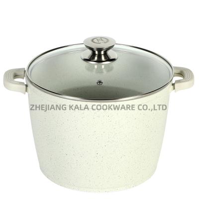 China Factory Direct Hot Pot High Sustainable Casserole Sets Non Stick Ceramic Casserole Cooking Pots Wholesale Casserole With Glass Lid for sale