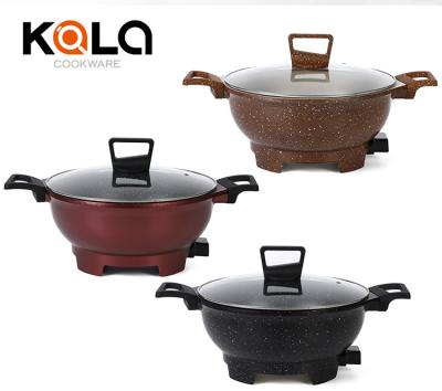 China Household Kala good selling non stick electric cookware set multifunctional electric fying electric cooker pan pan for sale