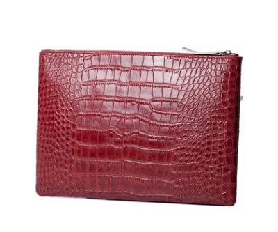 China Mini Box Clutch Bag Wine Purse Crocodile PU Wallet For Ladies With Hidden Band for sale