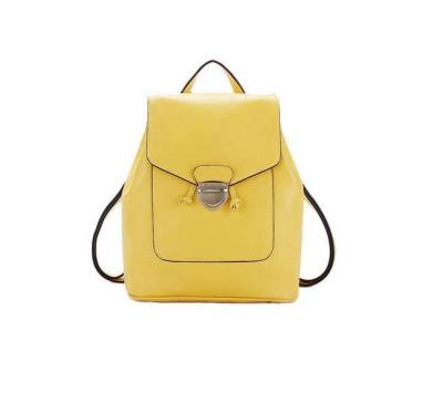 China Latest Korean Style Small Cute PU Leather School Backpack For Girls for sale