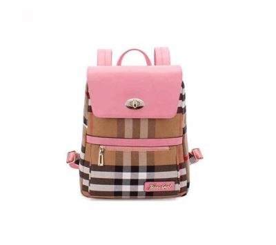 China Korean style cute lovely girls school bag classic hot sale custom made pink leather backpack for sale