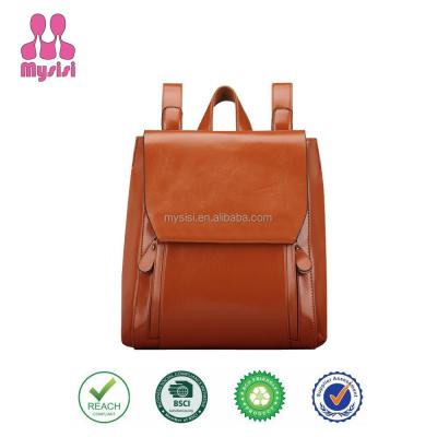 China PU Leather Rucksack Women Backpack Ladies Shoulder Bag Square Zipper Handbag Travel Rucksack for sale