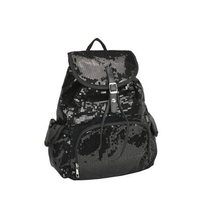 China None Fashion Blue/Purple Korean/Black Medium Size Sequin Backpack School Bags For Girls for sale