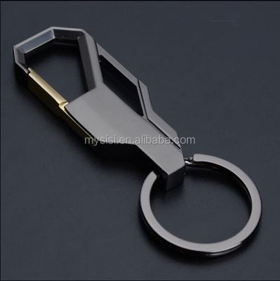 China Metal key chain for man single key matel single chain ring keychains for car keys for sale