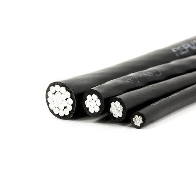 China Power Plant AAC AAAC ACSR 1 Core PVC XLPE Single Core Messenger Aerial Insulated ABC Cable for sale