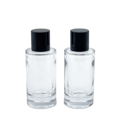 China Cosmetic Unique empty spray bottle 30ml 50ml luxury custom new design square glass perfume bottle with mist spray cap for sale