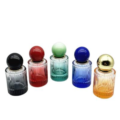 China Cosmetic Hot Sale Classic Round Perfume Bottle 30ML/50ML/100ML Custom LOGO & Color for sale