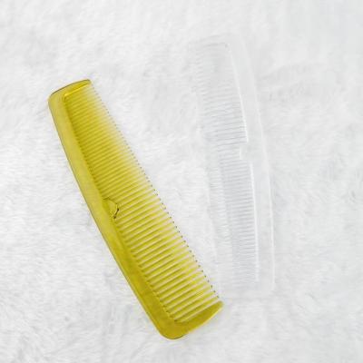 China Wholesale Cheap Hotel Hair Comb Small Transparent Green Plastic Handheld Hair Comb for sale