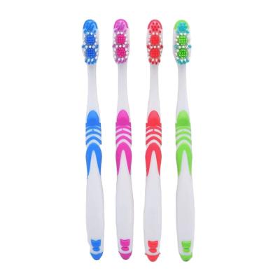 China OEM/ODM reusable four pieces in one pack high quality adult tongue toothbrush cleanercolorful toothbrush for sale