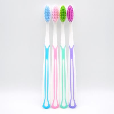 China Toothbrush Handle Home and Travel Toothbrush Disposable Adult Whitening Non-slip Toothbrush Set for sale