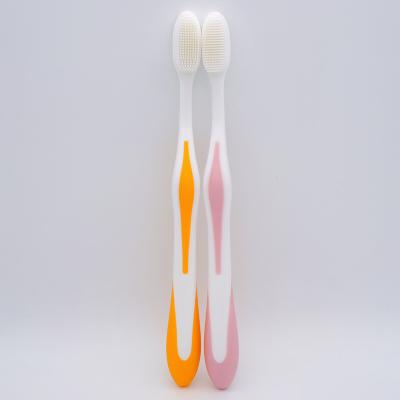 China Nano Bristle Nano Stiffen Antimicrobial Toothbrush With Anti-Slip Handle Customized Packaging Wholesale Decompression Technique Toothbrush for sale