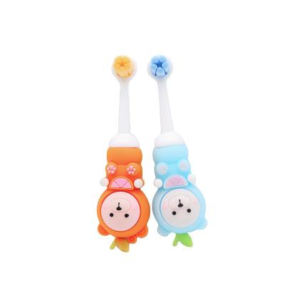 China Ultra gently stiffen 10000 bristle ultrasonic welding handle children's toothbrush like jello head wholesale for sale