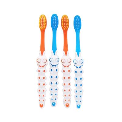 China Light Non-slip Children's Cartoon Reusable Chinese Design Toothbrush Manufacturer Handle Toothbrush for sale