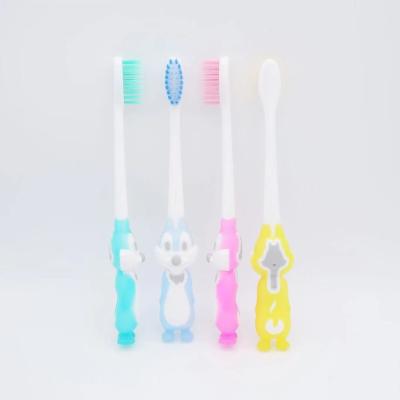 China For Chinese Children Toothbrush Home Wholesale Four Color Factory Use Soft Toothbrush for sale