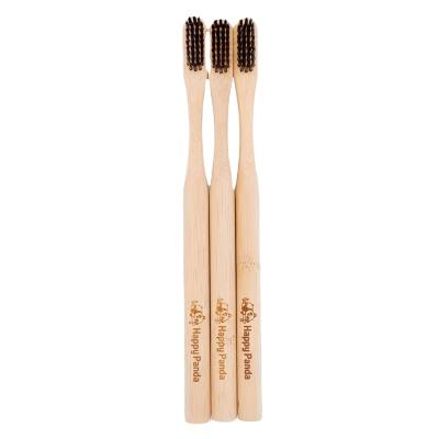 China Biodegradable natural bpa free biodegradable toothbrushes for china manufacturer bamboo toothbrush 100% organic soft toothbrush for sale