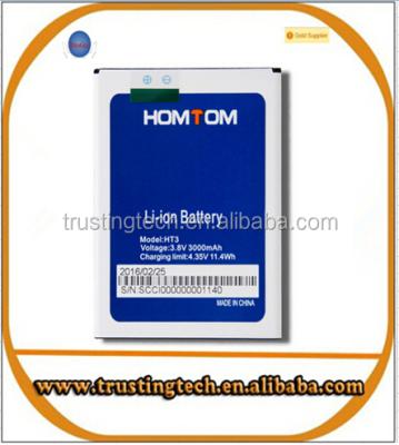 China Homtom HT3 Battery 3000mAh Replacement Accumulators Accessory Standard Standard for sale