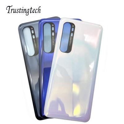 China Glass-Glass Battery Back Cover For Xiaomi MI Note 10 Lite Back Door Housing Case With Glue for sale