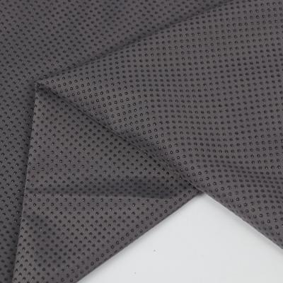 China 100% plastic memory polyester drip gabardine fabric for applicable to baby sole anti-slip pad, pet pad, etc. for sale