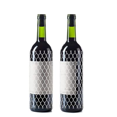 China Wine Liquor Bottle Protector Keep Wine White Mesh Net Bottle Safe 2022 Pe Protective Sleeves For Travel Wine Liquor Bottle Protector Guard Bottle Safe for sale