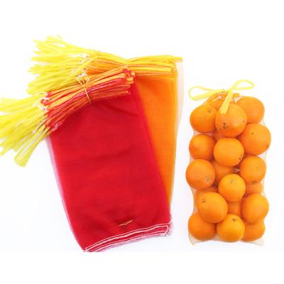 China New Reusable 20kg Plastic Onion Potato Bags Tubular PP PE Mesh Bag Onion Fruit Net Bags For Garlic for sale