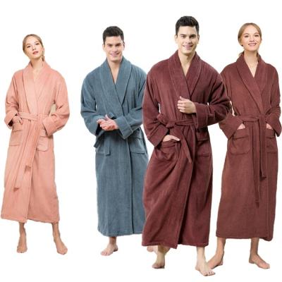 China Mr. And Mrs. Adult Coral Fleece Home Outdoor Thicken Breathable Bathrobe for Hotel for sale