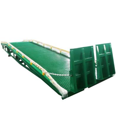 China Easy Operation Safety Convenience 10 Ton Hydraulic Ramp Loading Dock and Unloading Yard Ramp Plataforma Elevadora for Forklift for sale