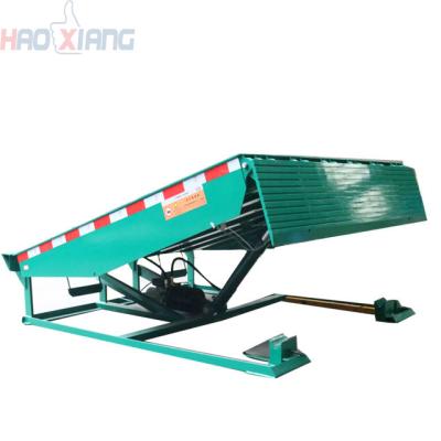 China Widely Hydraulic Dock Leveler Customized Color Stationary Optional Loading Dock Ramp for sale