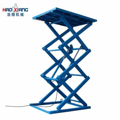 China loading & Factory direct sales goods lift fixed mechanism hydraulic screw scissor lift platform unloading for lifting goods for sale