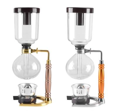 China Good Quality Hotel Japan 5 Style Siphon Coffee Maker / Siphon Coffee Brewer Cups for sale