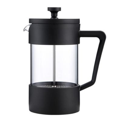 China Viable Hot Selling 350ml, 600ml, 1000ml Borosilicate Glass Coffee Plunger Press / Press Coffee French Manufacturer for sale