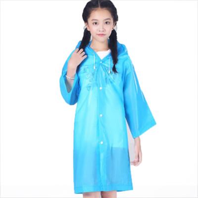 China Promotional cheap raincoat custom EVA plastic children's raincoat bachelorette raincoat for kids for sale