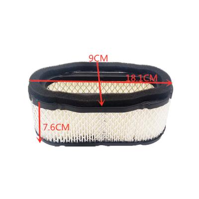 China For Lawn Mower Scojet Customized Ellipse Air Filter Element For Garden Machine Lawn Mower for sale