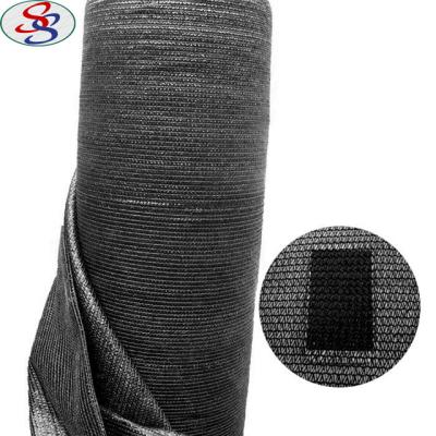 China Sunlight 175g/m2 3.66x20m Mono-Band Knitted Black Shade Fabric for sale