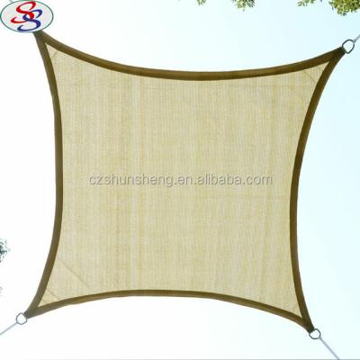 China HDPE Garden Sun Shade Sail in Beige Color for sale