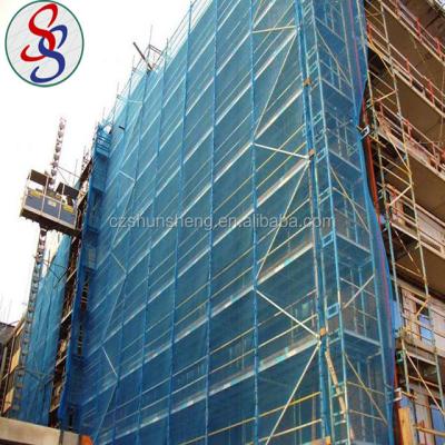 China New Construction Safety HDPE Material Plastic Green Scaffolding Safety Net for sale