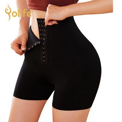 China Breathable High Waist Trainer Lift Up Butt Lifter Body Shaper With Firm Thigh Panties Control Hooks Tummy Slimmer Belts Shapewear for sale