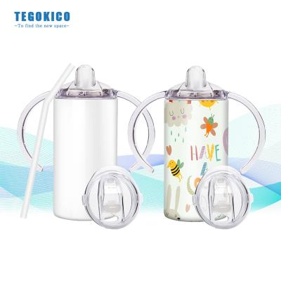 China Kids 12oz Seamless Straight Stainless Steel Sublimation Sippy Insulated Double Walled White Empty Empty Mugs For Sublimation Tumbler for sale