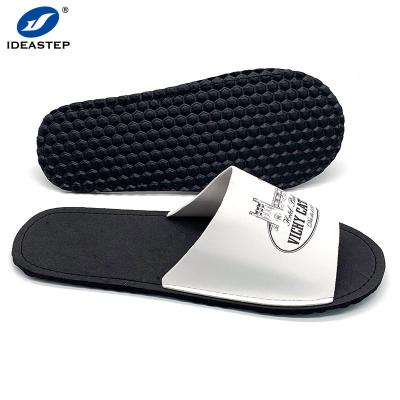 China Waterproof And Quick Dry Ideastep EVA Disposable Women Slippers With Logo Custom Slides Slippers For Women for sale