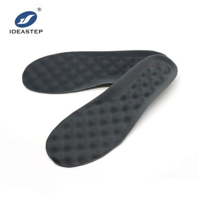 China Provide Comfort and Protect Feet Ideastep Premium Latex Foam Absorb Sweat Insoles Deodorizing Flat Foot Relief Foot Pain Insole for sale