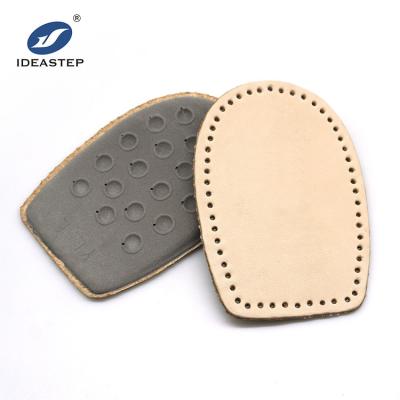 China Cushionning and Comfort/Moisture Absorption and Odorless High Quality Recycling Genuine Leather Insoles Good Latex Foot Care Heel Shoe Cushion Pads Pads for sale