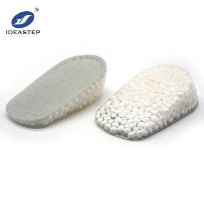 China Three Sizes Available Including Newest Multi Colors 150mm 250mm 350mm Ideastep Foot Care Product Heel Cushion Inserts Shoe Pads Shock Absorb PU Gel Height Increasing Insoles for sale