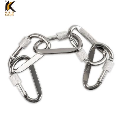 China Retail Industry Customized Direct Selling Metal High Break Strength Carabiner Hooks for sale