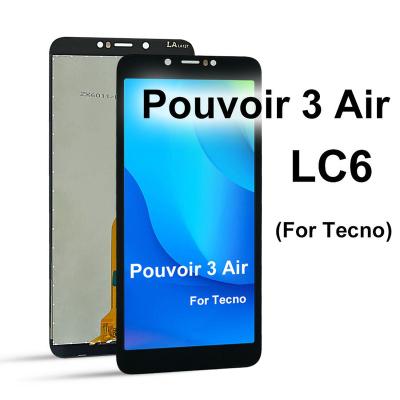 China LCD Screen For Tecno Pouvoir 3 Air LCD Display With Touch Screen Assembly For Tecno LC6 6.0 inch LCD for sale