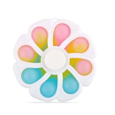 China Relieve Effort Push Bubble Spinner Spinners Stir Toy High Speed ​​Spinning Top Toy Simple Toy Relaxation for sale