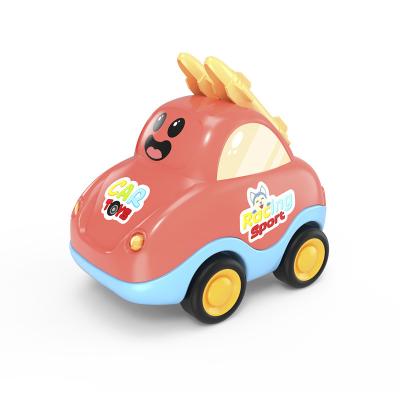 China Children's Toy Squeezable Cars Bounce Inertia Cars Automatically Launch Baby Models for Boys and Girls for sale