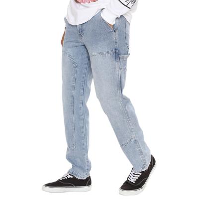 China NANGE Newest Fashion Breathable Branded Clothing Plus Size Mens Jeans Pants Clothing 100 Cotton Denim Loose Trousers for sale